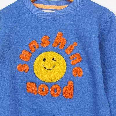 Decent Blue Themed Boys Sweatshirt Sweatshirt Iluvlittlepeople 