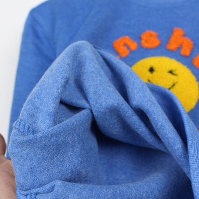 Decent Blue Themed Boys Sweatshirt Sweatshirt Iluvlittlepeople 