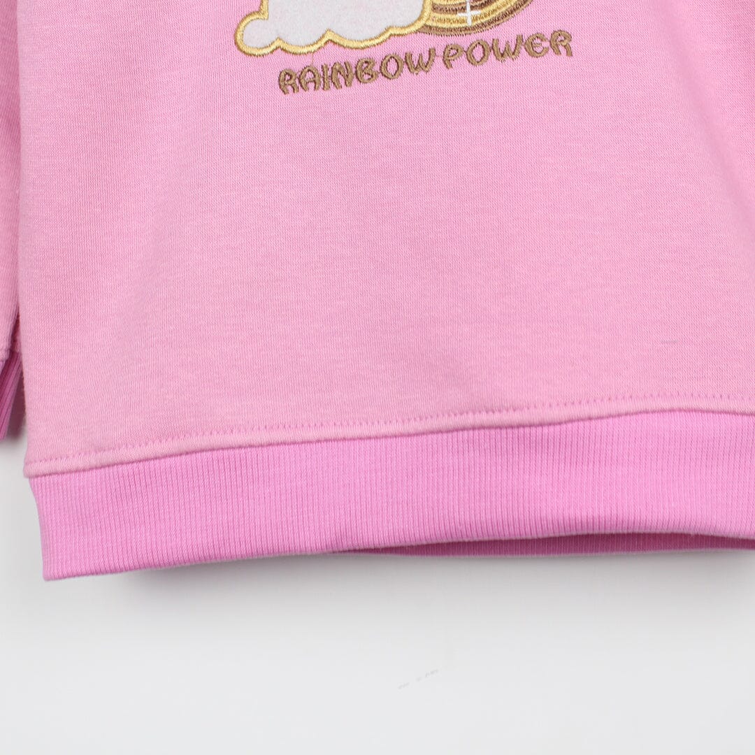 Cute Pinkish Themed Girls Sweatshirt Sweatshirt Iluvlittlepeople 