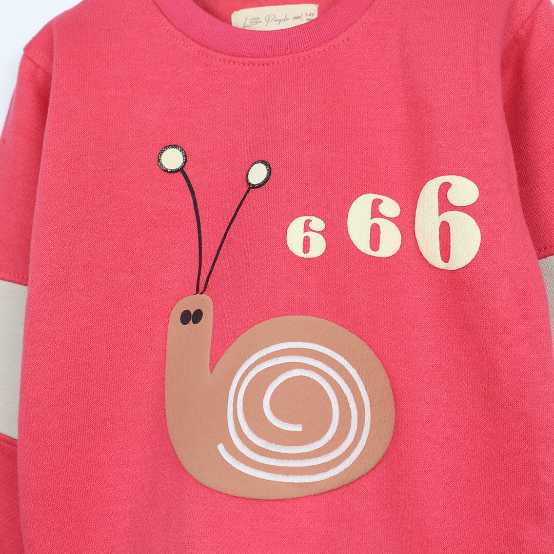 Cute Pinkish Themed Girls Sweatshirt Sweatshirt Iluvlittlepeople 