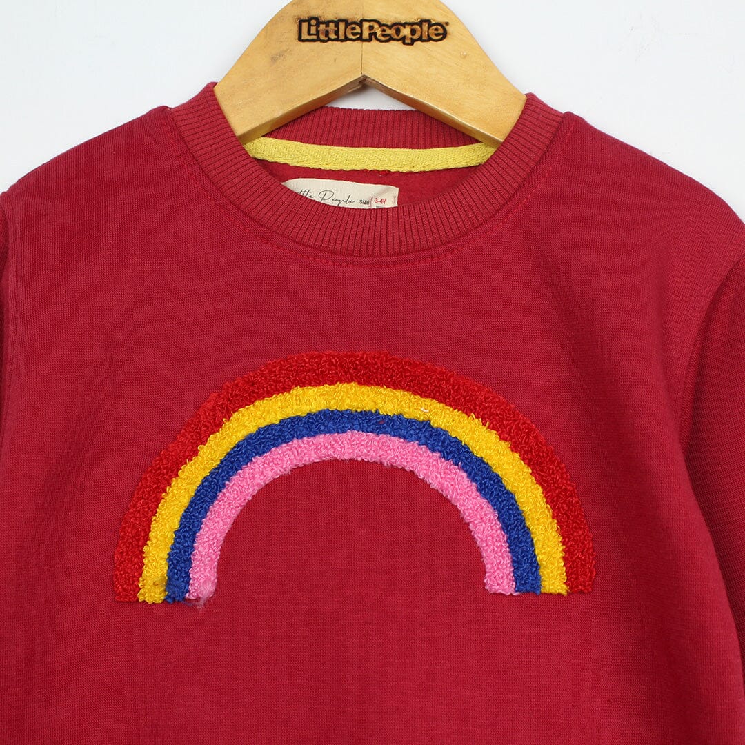 Dashing Red Themed Boys Sweatshirt Sweatshirt Iluvlittlepeople 