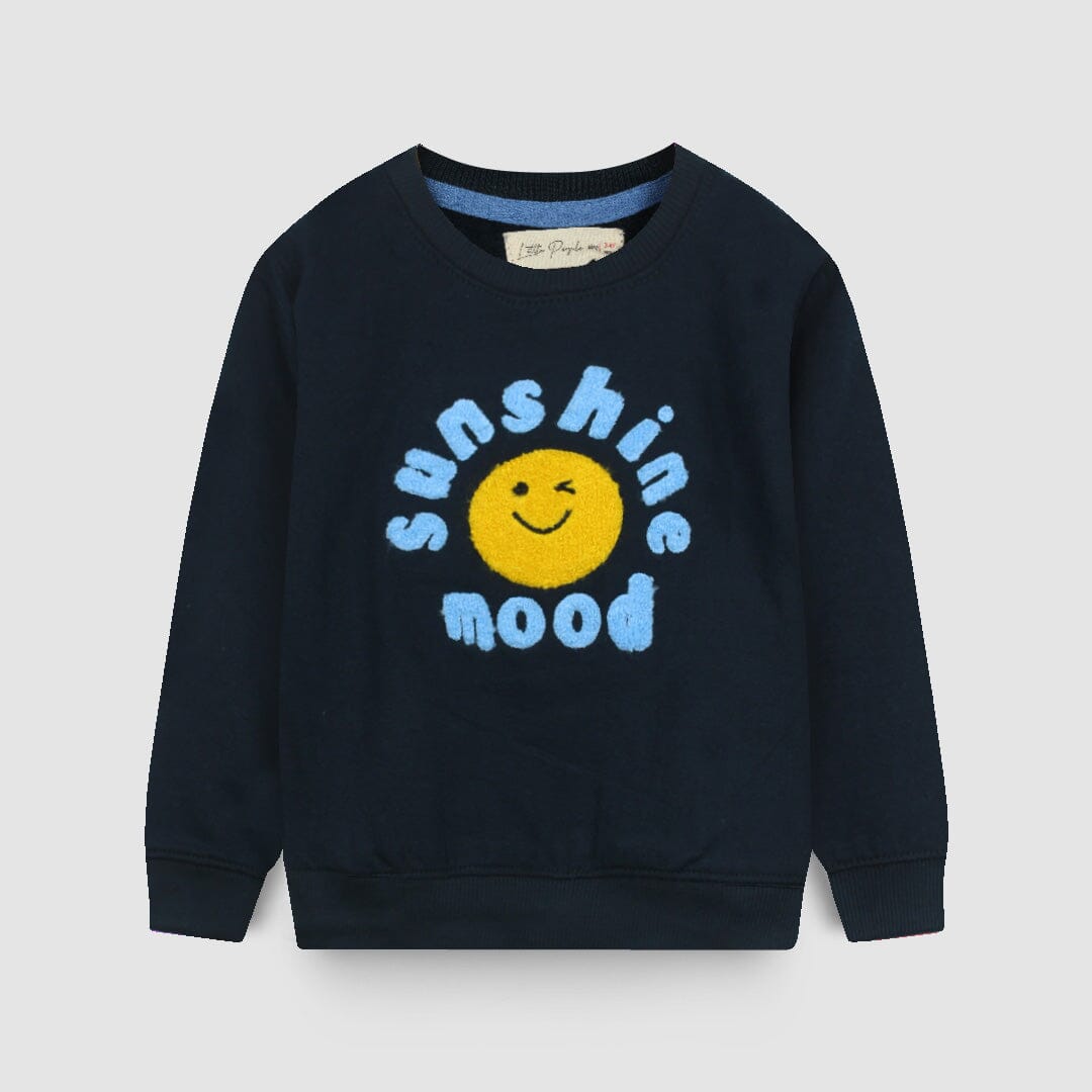 Attractive Blue Themed Boys Sweatshirt Sweatshirt Iluvlittlepeople 6-9 Months Blue Winter