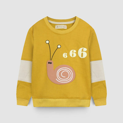 Dashing Mustard Themed Boys Sweatshirt Sweatshirt Iluvlittlepeople 6-9 Months Mustard Winter