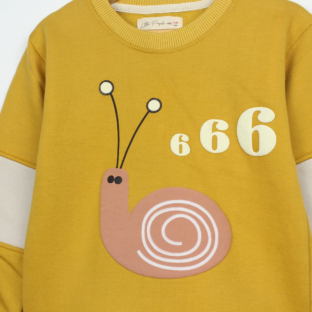 Dashing Mustard Themed Boys Sweatshirt Sweatshirt Iluvlittlepeople 