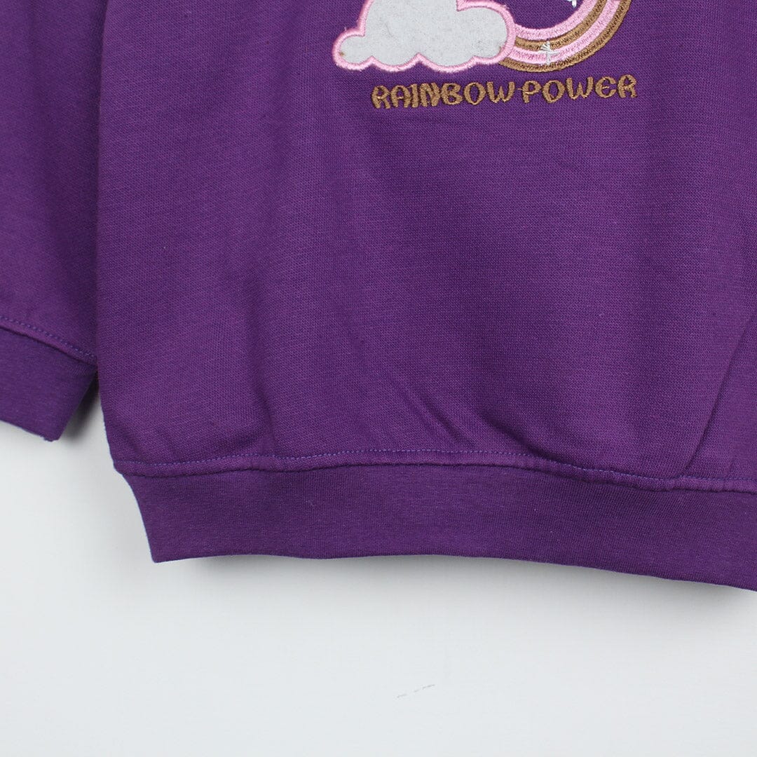 Cute Purple Themed Girls Sweatshirt Sweatshirt Iluvlittlepeople 