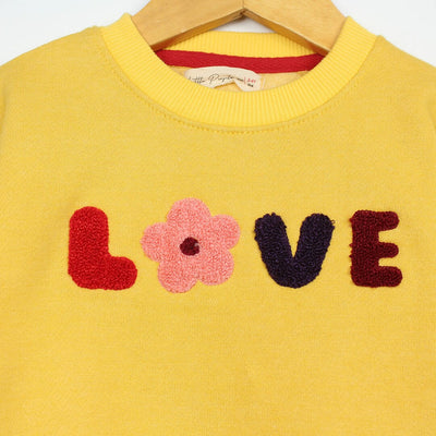 Dashing Yellow Themed Boys Sweatshirt Sweatshirt Iluvlittlepeople 