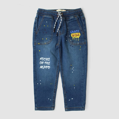 Attractive Stylish Little Boys Denim Jeans Jeans Iluvlittlepeople 2-3 Years Blue Denim