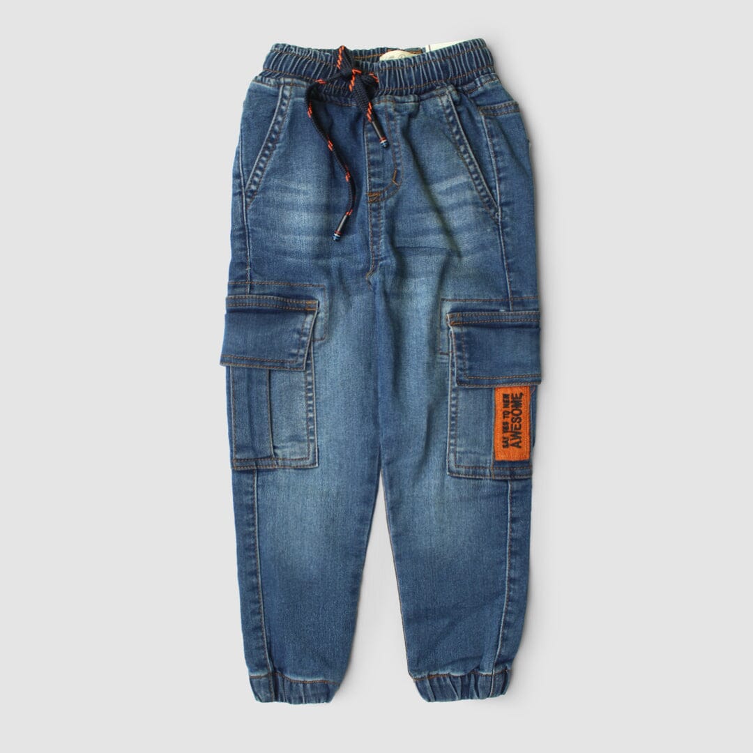 Attractive Stylish Little Boys Denim Jeans Jeans Iluvlittlepeople 4-5 Years Blue Denim