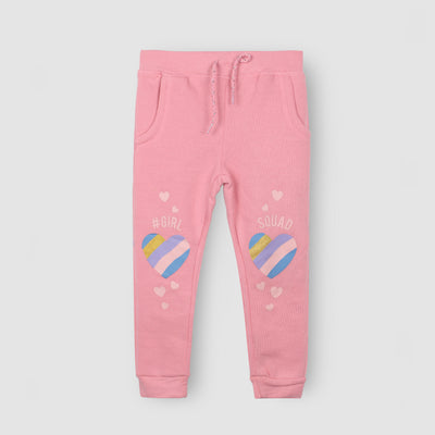 Cozy Stylish Pink Themed Trouser Trouser Iluvlittlepeople 18-24 Months Pink Winter