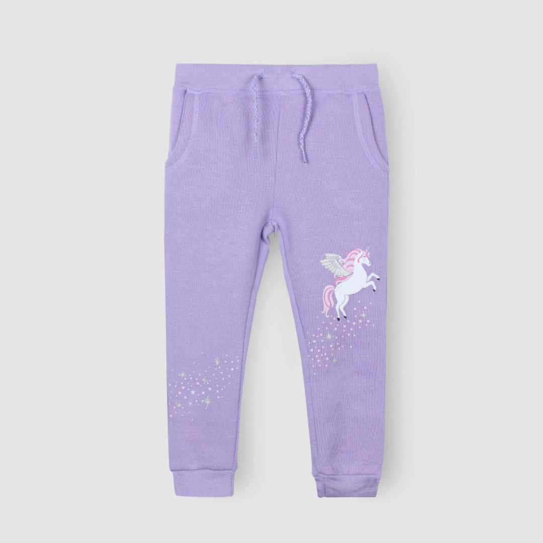 Cozy Stylish Purple Themed Trouser Trouser Iluvlittlepeople 18-24 Months Purple Winter