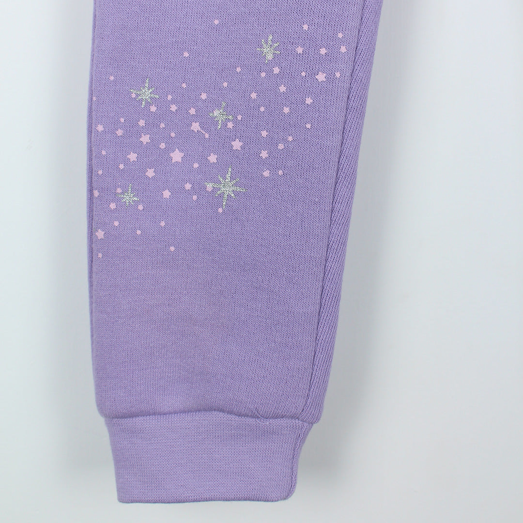 Cozy Stylish Purple Themed Trouser