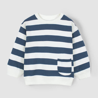 Decent Blue Themed Boys Sweatshirt Sweatshirt Iluvlittlepeople 12-18 Months Blue Winter