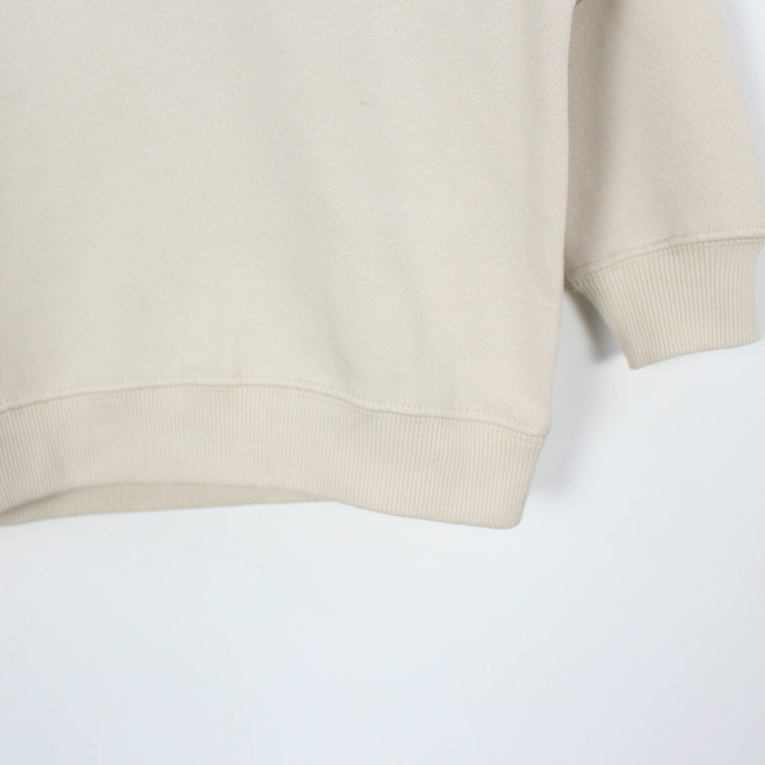 Decent Beige Themed Boys Sweatshirt Sweatshirt Iluvlittlepeople 