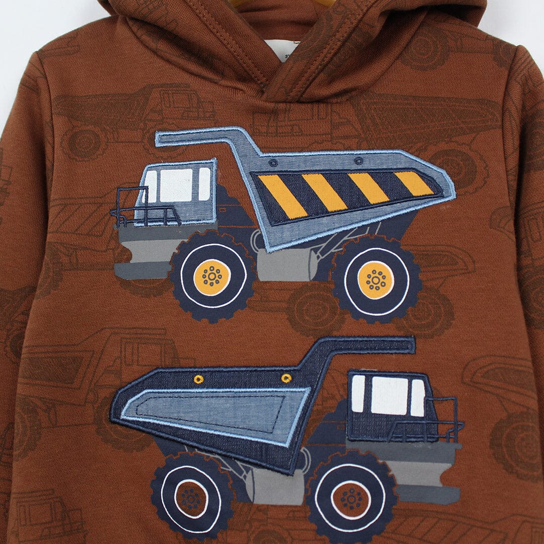 Dashing Brown Themed Hoodie For Boys Hoodie Iluvlittlepeople 