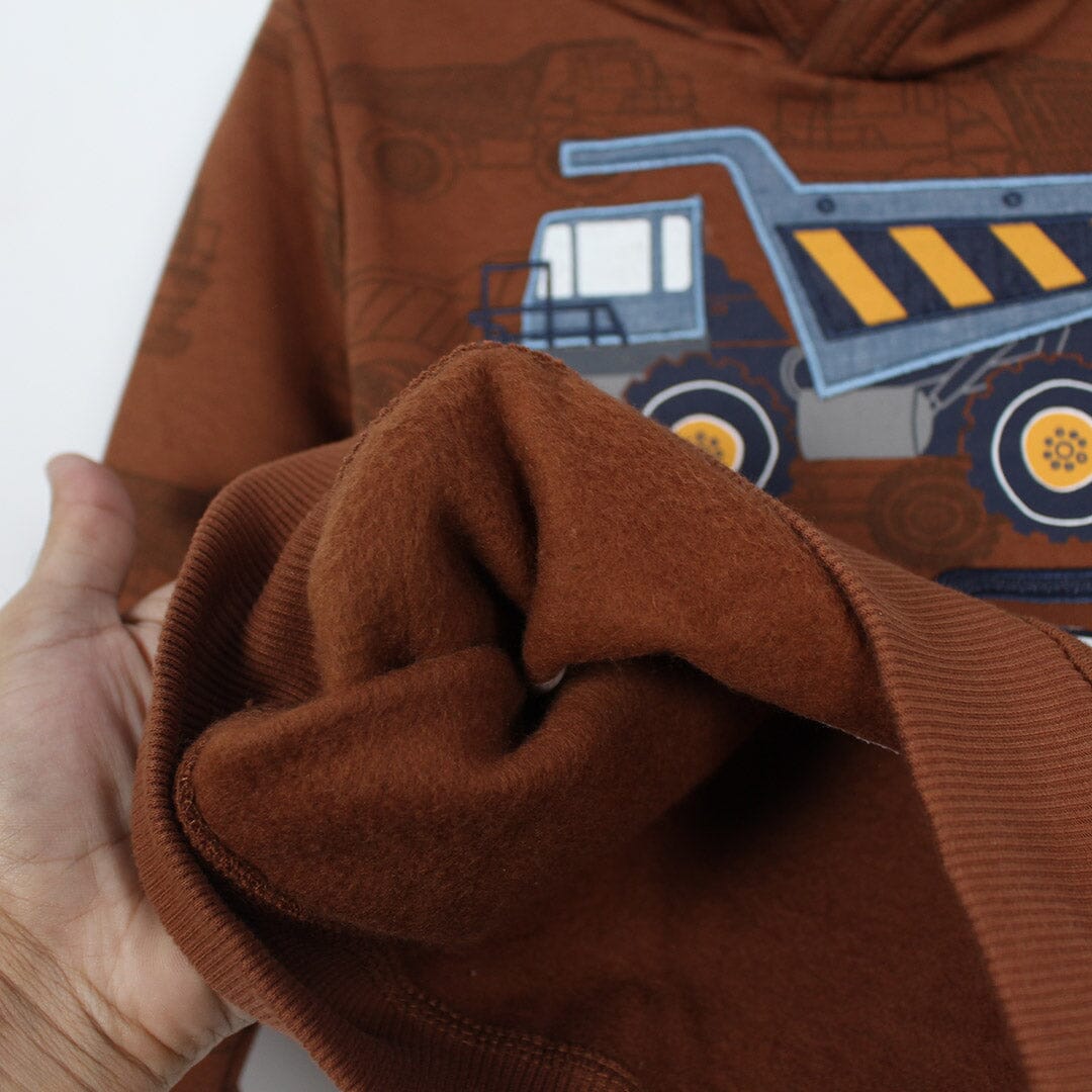 Dashing Brown Themed Hoodie For Boys Hoodie Iluvlittlepeople 