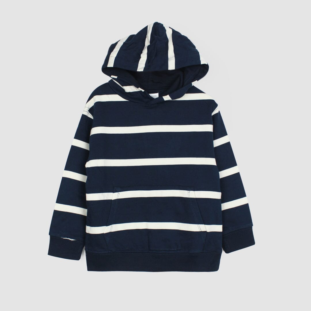 Elegant Blue Themed Kids Hoodie Hoodie Iluvlittlepeople 5-6 Years Blue Winter