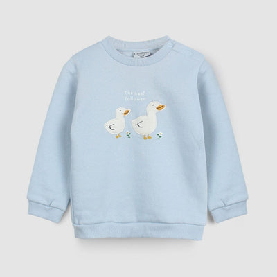 Dashing Blue Themed Girls Sweat Shirt Sweatshirt Iluvlittlepeople 6-9 Months Blue Winter