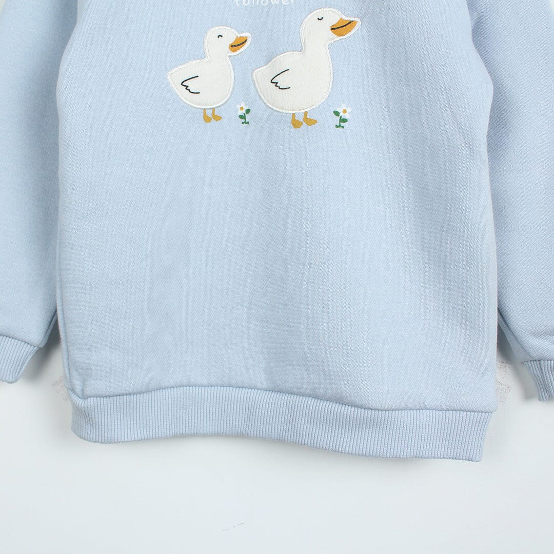 Dashing Blue Themed Girls Sweat Shirt Sweatshirt Iluvlittlepeople 