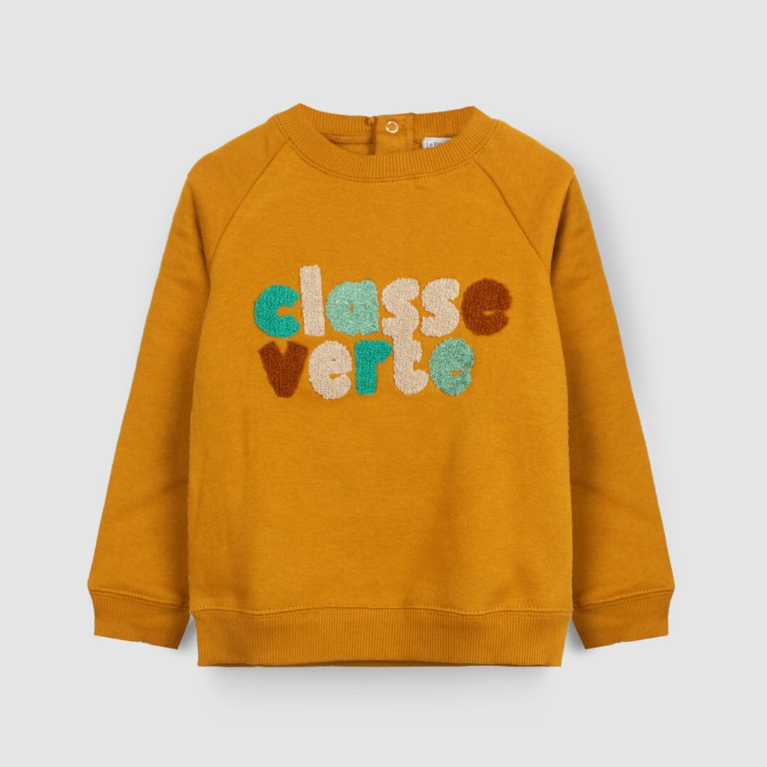 Dashing Mustard Themed Boys Sweatshirt Sweatshirt Iluvlittlepeople 9-12 Months Mustard Winter