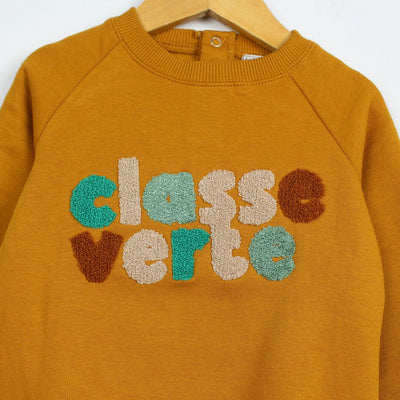 Dashing Mustard Themed Boys Sweatshirt Sweatshirt Iluvlittlepeople 