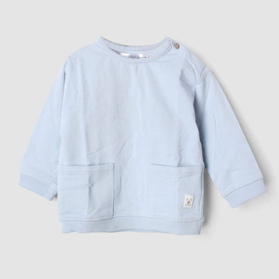 Cute Aqua Themed Girls Sweatshirt Sweatshirt Iluvlittlepeople 9-12 Months Aqua Winter