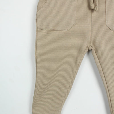 Stylish Beige Themed Kids Trouser Trouser Iluvlittlepeople 