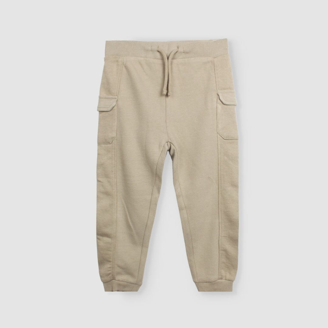 Stylish Beige Themed Kids Trouser Trouser Iluvlittlepeople 0-3 Months Beige Winter