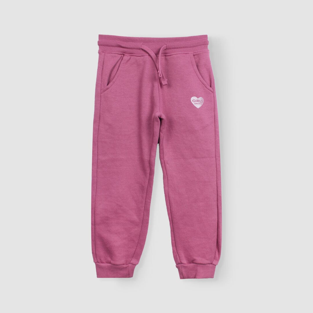 Stylish Cute Pink Themed Kids Trouser Trouser Iluvlittlepeople 3-4 Years Pink Winter