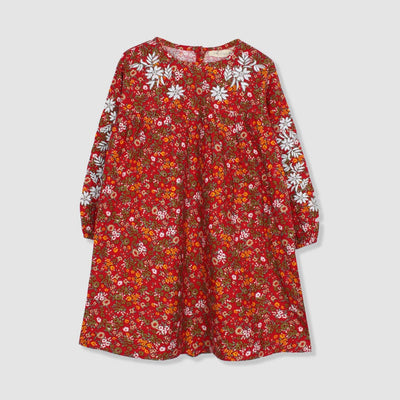 Delighted Red Themed Cute Princess Kurti Kurti Iluvlittlepeople 3-4 Years Red Winter