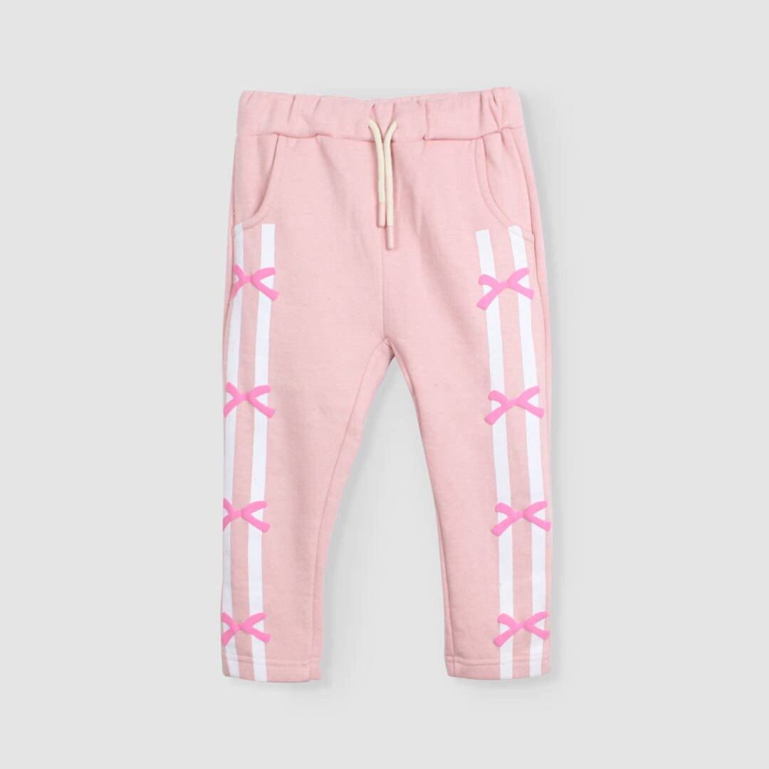 Cozy Stylish Pink Themed Girls Trouser Trouser Iluvlittlepeople 6-9 Months Pink Winter