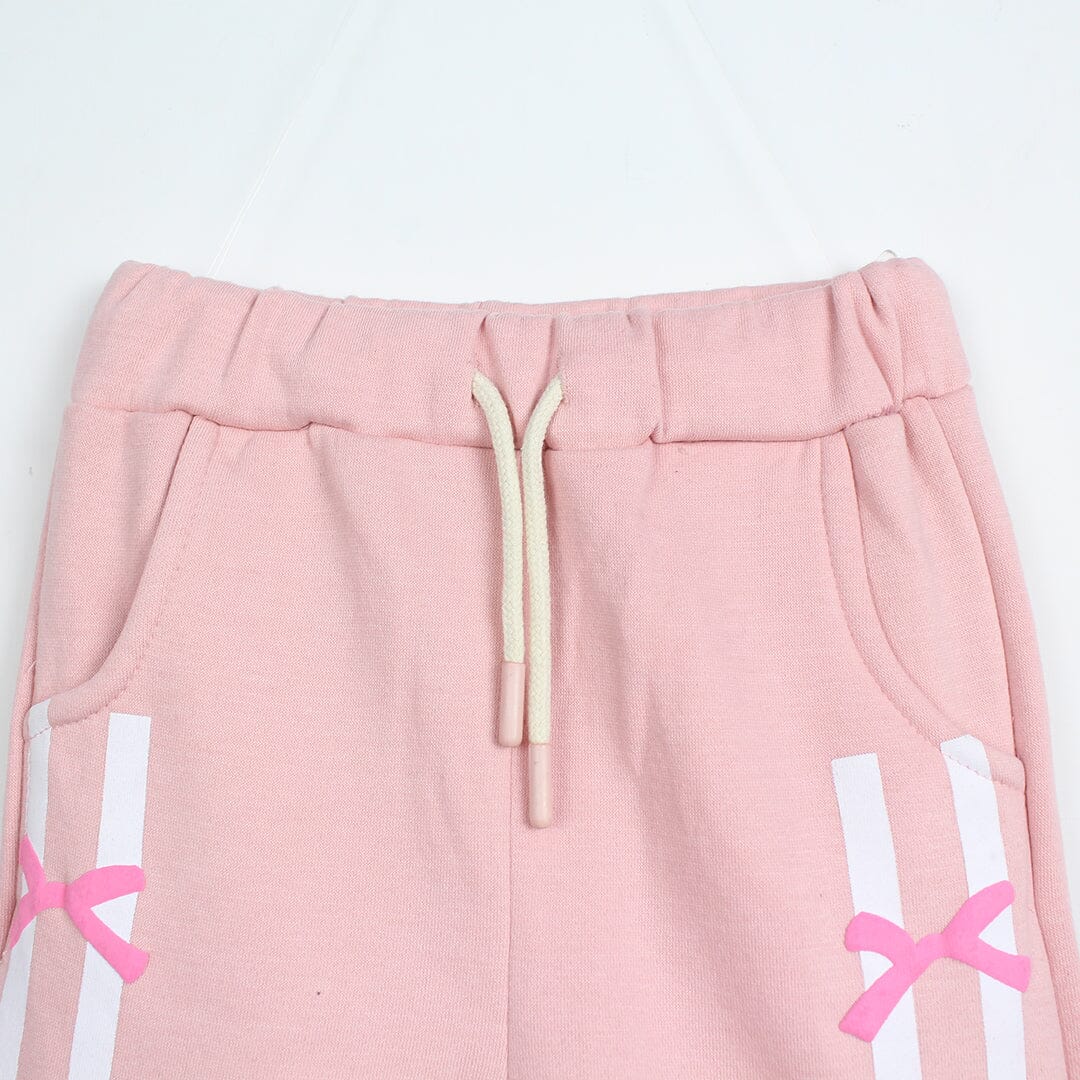 Cozy Stylish Pink Themed Girls Trouser Trouser Iluvlittlepeople 