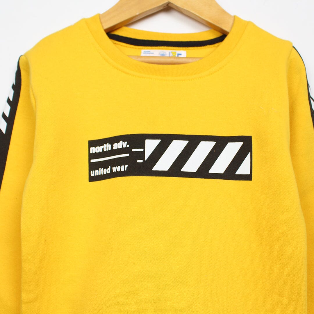 Decent Yellow Themed Boys Sweatshirt Sweatshirt Iluvlittlepeople 