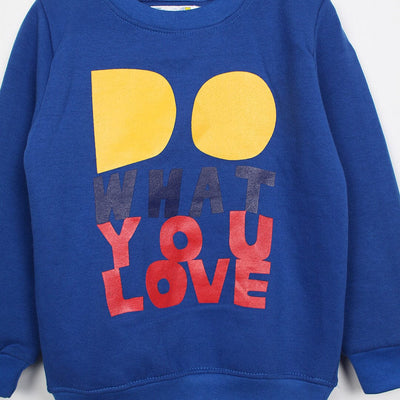 Dashing Blue Themed Boys Sweatshirt Sweatshirt Iluvlittlepeople 