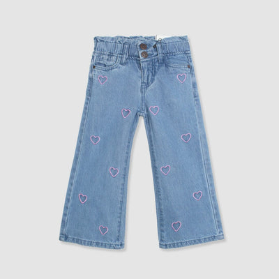 Dashing Style Little Girl Denim Jeans Jeans Iluvlittlepeople 2-3 Years Blue Denim