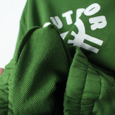 Dashing Green Themed Girls Hoodie Sweatshirt Iluvlittlepeople 