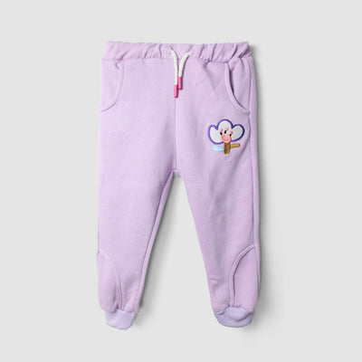 Dashing Purple Themed Girls Trouser Trouser Iluvlittlepeople 3-6 Months Purple Winter