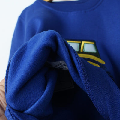 Dashing Blue Themed Boys Sweatshirt Sweatshirt Iluvlittlepeople 