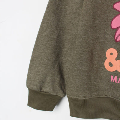 Cute Little Kids Green Themed Sweatshirt Sweatshirt Iluvlittlepeople 