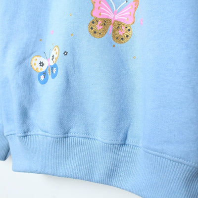 Dashing Blue Themed Kids Sweatshirt Sweatshirt Iluvlittlepeople 