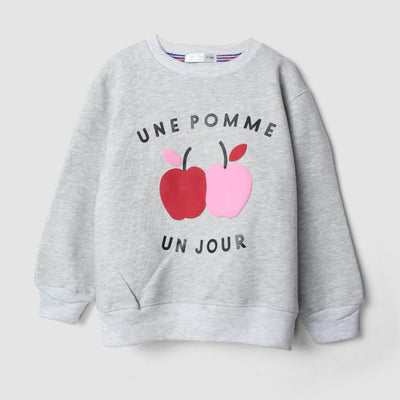 Dashing Grey Themed Kids Sweatshirt Sweatshirt Iluvlittlepeople 18-24 Months Grey Winter