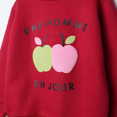 Dashing Red Themed Kids Sweatshirt Sweatshirt Iluvlittlepeople 