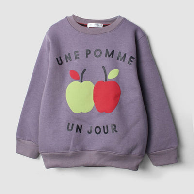 Dashing Purple Themed Kids Sweatshirt Sweatshirt Iluvlittlepeople 18-24 Months Purple Winter