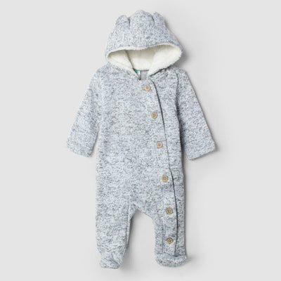 Stylish Grey Themed Winter Boys Romper Romper Iluvlittlepeople 0-1 Month Grey Winter