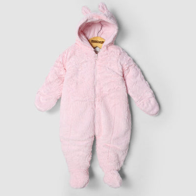 Cozy Stylish Pink Themed Winter Girls Romper Romper Iluvlittlepeople 6-9 Months Pink Winter