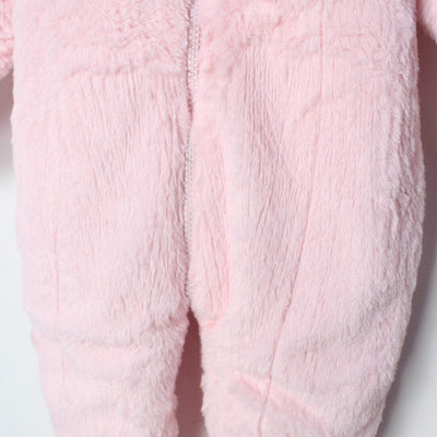 Cozy Stylish Pink Themed Winter Girls Romper Romper Iluvlittlepeople 