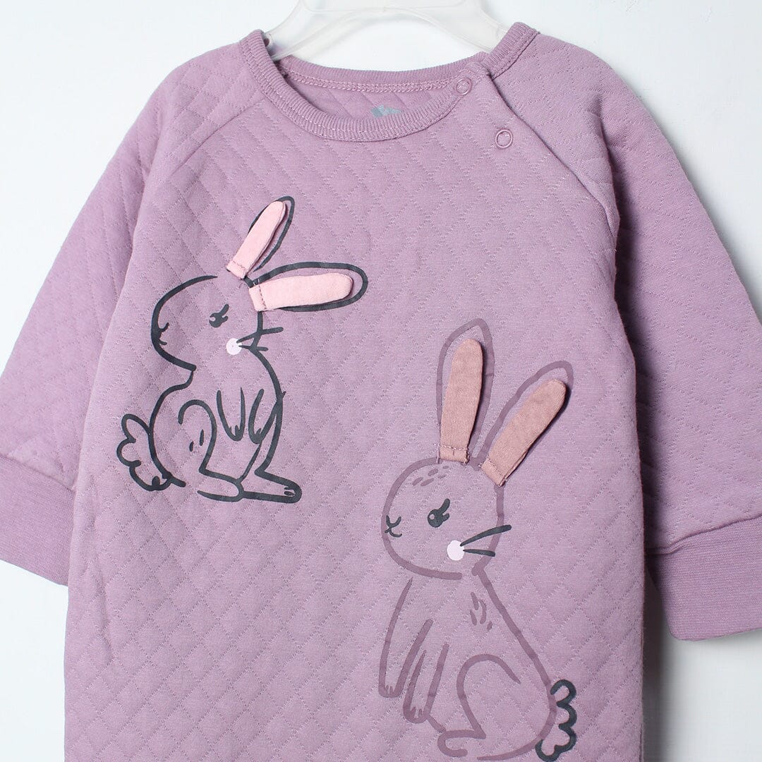 Fancy Purple Themed Winter Kids Romper Romper Iluvlittlepeople 