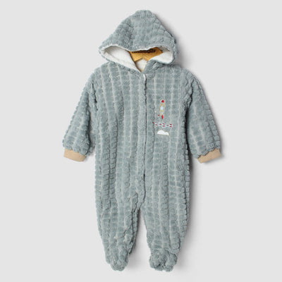 Stylish Grey Themed Winter Baby Kids Romper Romper Iluvlittlepeople 3-6 Months Grey Winter