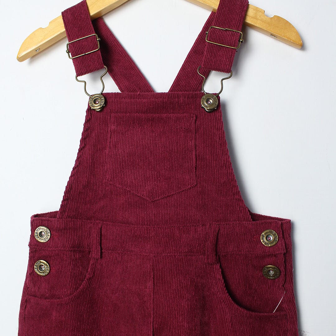 Modern Maroon Themed Baby Kids Dangri Dangri Iluvlittlepeople 