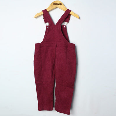 Modern Maroon Themed Baby Kids Dangri Dangri Iluvlittlepeople 