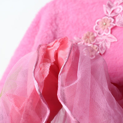 Cozy Pink Themed Cute Princess Frock Frock Iluvlittlepeople 